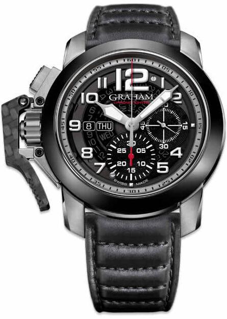 Review Replica Watch Graham Chronofighter Target Steel Black 2CCAC.B33A